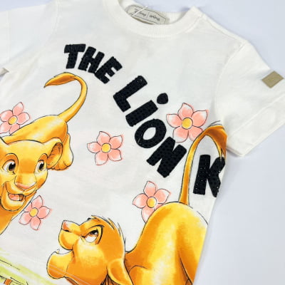 T-Shirt Infantil The Lion King Disney Animê