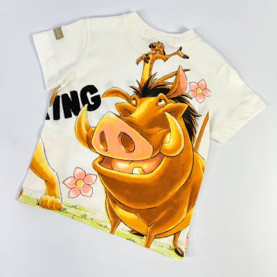 T-Shirt Infantil The Lion King Disney Animê