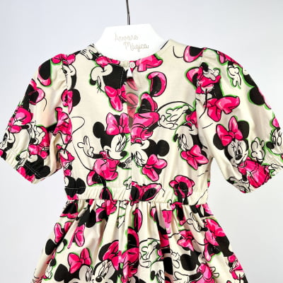 Vestido Infantil Minnie Mouse Disney Animê