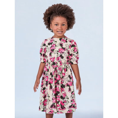 Vestido Infantil Minnie Mouse Disney Animê