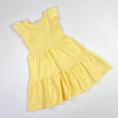 Vestido Infantil Alakazoo Amarelo