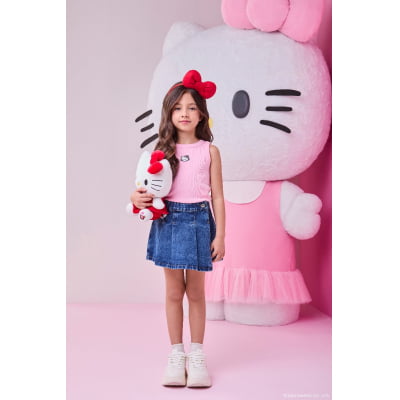 Regata Rosa Infantil Momi Patch Hello Kitty