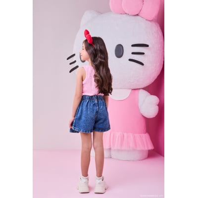 Regata Rosa Infantil Momi Patch Hello Kitty