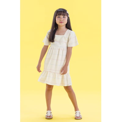 Vestido Infantil Algodão Soltinho Larissa