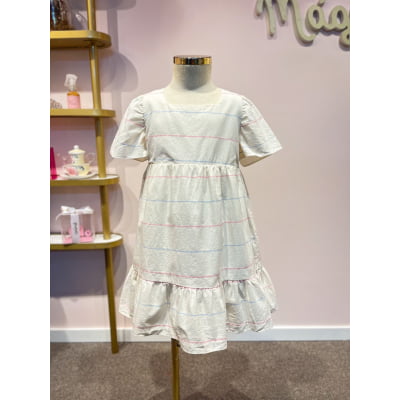 Vestido Infantil Algodão Soltinho Larissa