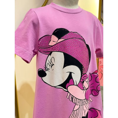 Vestido Infantil  Infantil Minnie Cowgirl Animê