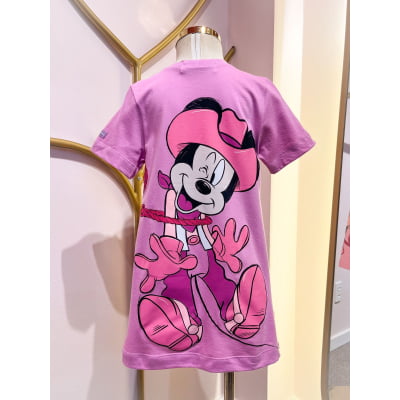 Vestido Infantil  Infantil Minnie Cowgirl Animê