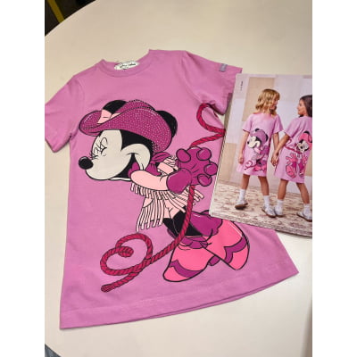 Vestido Infantil  Infantil Minnie Cowgirl Animê