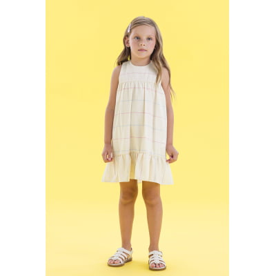 Vestido Infantil Linho Luisa