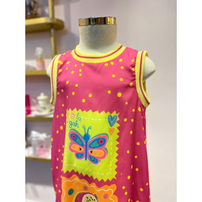 Vestido Infantil Borboleta Encantada