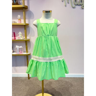 Vestido Infantil Verde Loren 