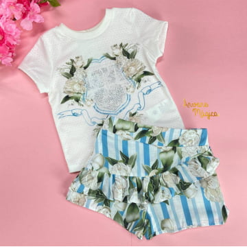 Conjunto Infantil Love Flowers Petit Cherie Conjunto Infantil Love Flowers Petit Cherie