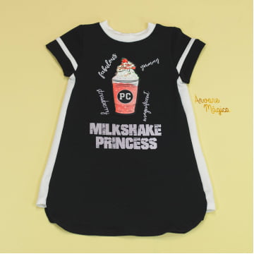 Vestido Infantil Milk Shake Black Petit Cherie