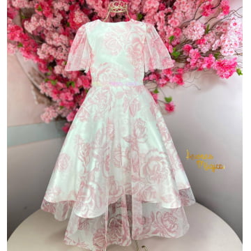Vestido de Festa Infantil Fluído Floral Elegance Petit Cherie Vestido de Festa Infantil Fluído Floral Elegance Petit Cherie