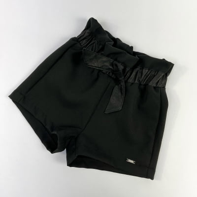 Short Infantil Beabá Preto