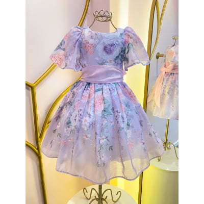 Vestido de Festa Infantil Floral Elegance Petit Cherie