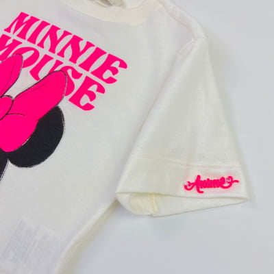 T- Shirt Animê Minnie Mouse Fashion