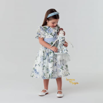 Vestido de Festa Infantil Agatha Fluído Petit Cherie Vestido de Festa Infantil Agatha Fluído Petit Cherie