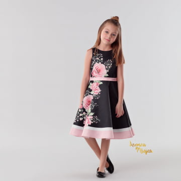 Vestido de Festa Infantil Antonella Kids Petit Cherie Vestido de Festa Infantil Antonella Kids Petit Cherie