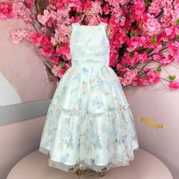 Vestido de Festa Infantil Borboletas Floral Petit Cherie Vestido de Festa Infantil Borboletas Floral Petit Cherie