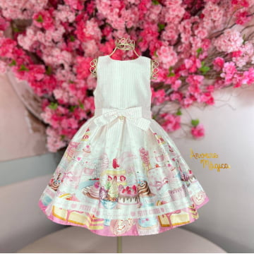 Vestido de Festa Infantil Doceria Petit Cherie Vestido de Festa Infantil Doceria Petit Cherie