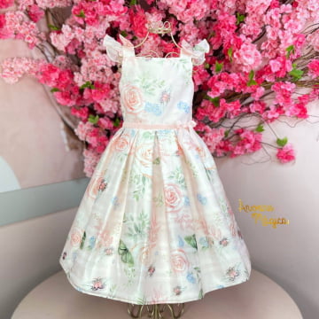Vestido de Festa Infantil Jardim Primavera Petit Cherie Vestido de Festa Infantil Jardim Primavera Petit Cherie