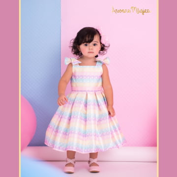 Vestido de Festa Infantil  Pop-It Candy Petit Cherie