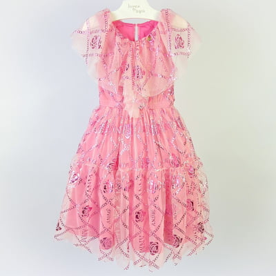 Vestido Infantil Tule Dolce Animê