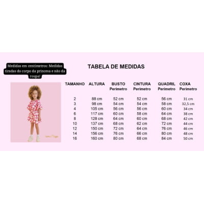 Vestido Infantil Animê Corações