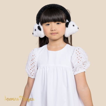 Vestido Infantil Beabá Branco Celina