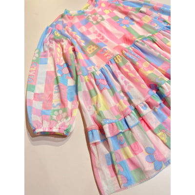 Vestido Infantil Flores Málagah