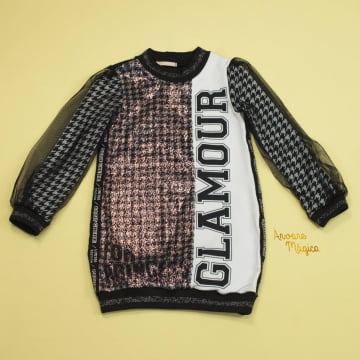 Vestido Infantil Glamour Fashion Petit Cherie Vestido Infantil Glamour Fashion Petit Cherie