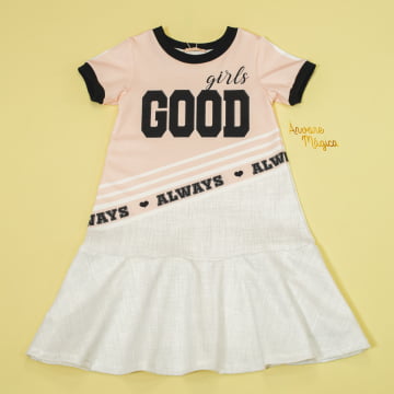 Vestido Infantil Good Girls Petit Cherie Vestido Infantil Good Girls Petit Cherie