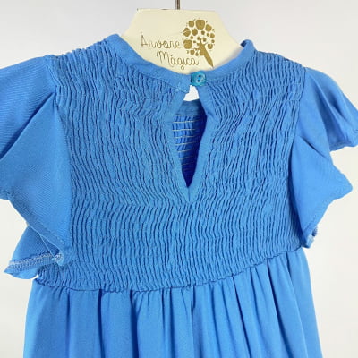 Vestido Infantil Málagah Azul 