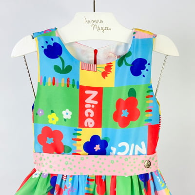 Vestido Infantil Málagah Fazendinha