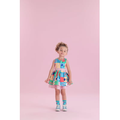 Vestido Infantil Málagah Fazendinha