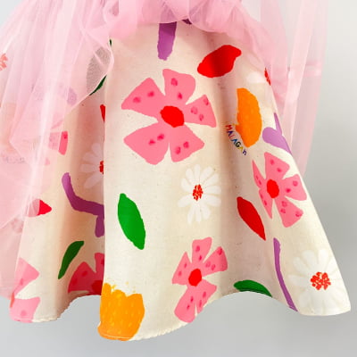 Vestido Infantil Málagah Flores Primavera 