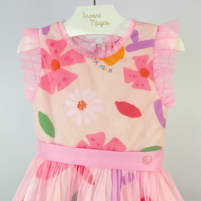 Vestido Infantil Málagah Flores Primavera 