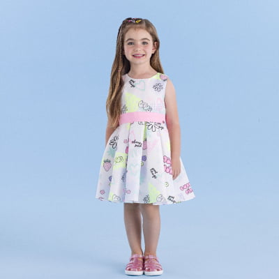 Vestido Infantil Málagah Lucry Girl