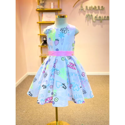 Vestido Infantil Málagah Look Girl