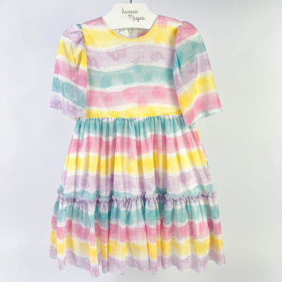 Vestido Infantil Málagah Multicolors