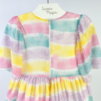 Vestido Infantil Málagah Multicolors