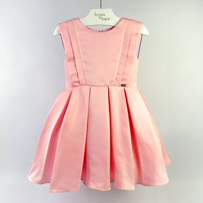 Vestido Infantil Málagah Rosa 