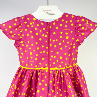 Vestido Infantil Málagah Rosa Poás 