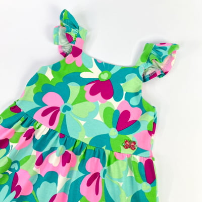 Vestido Infantil Momi Flores Melinda