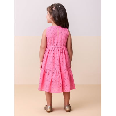 Vestido Infantil Momi Rosa Laise Agatha