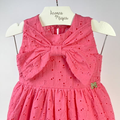 Vestido Infantil Momi Rosa Laise Agatha