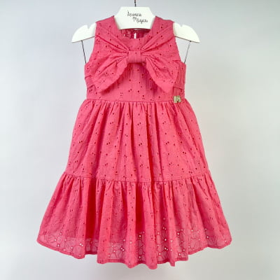 Vestido Infantil Momi Rosa Laise Agatha