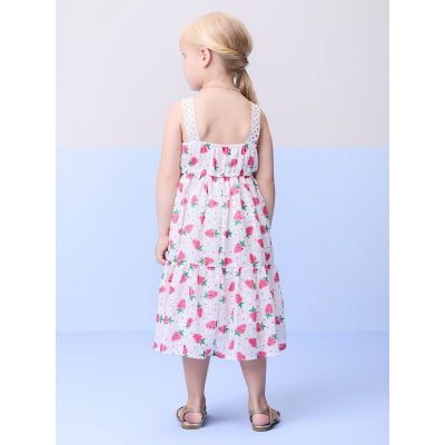 Vestido Infantil Momi Laise Moranguinhos