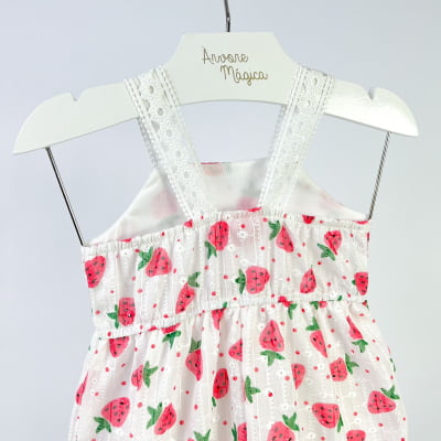 Vestido Infantil Momi Laise Moranguinhos